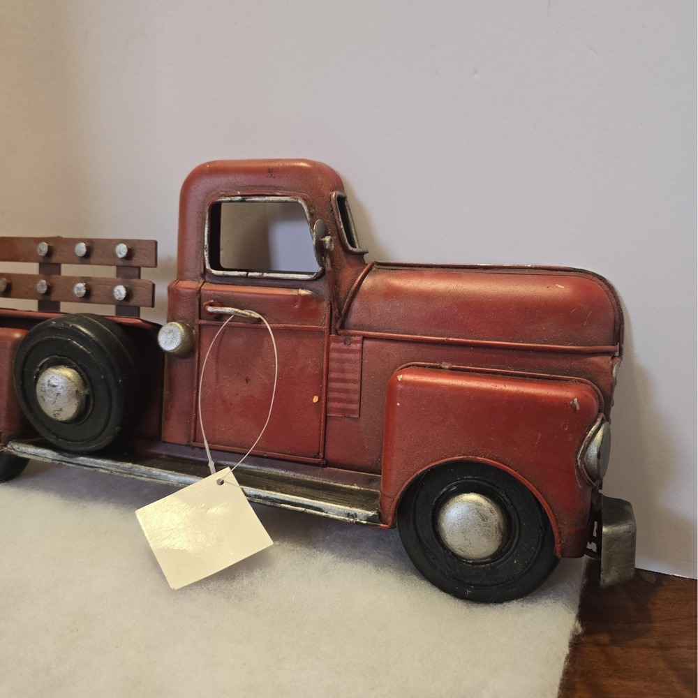 metal red 1/2 pickup truck wall hanger decorative decor - Picture 4 of 6